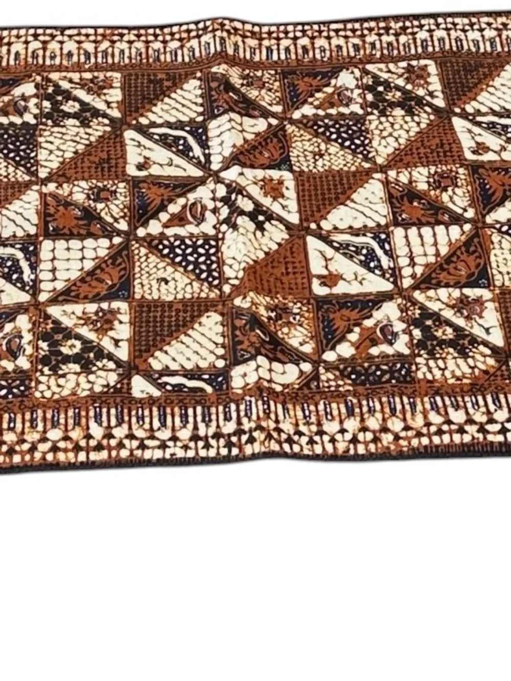Batik Print Table Linen Set 13 Pc 1 Runner 6 Placemats 6 Napkins